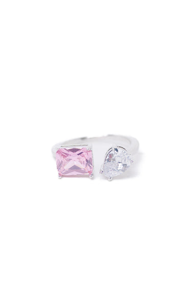 Forever Promise Ring - Silver Petal