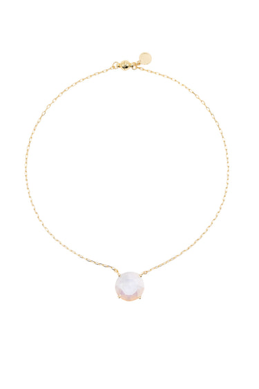Crystal Shimmer Necklace - Snow Glow Veil