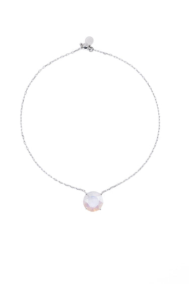 Crystal Shimmer Necklace - Snow Glow Veil
