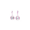 Melrose Earrings - Metallic Tickle Me Pink
