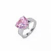 With Love Ring - Silver Petal