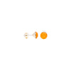 Lucy Stud Earrings - Linen Amber Glow