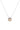 Crystal Glow Square Necklace - Air Linen Glow