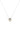 Crystal Glow Round Necklace - Silver Champagne Kiss
