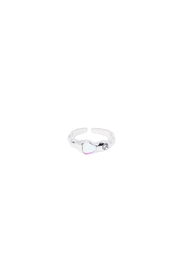 Amour Ring - Silver Opal