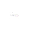 Barcelona Earrings - Liquid Metallic Pearl White Sugar