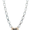 Summer Love Necklace - Silver Champagne Kiss