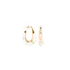 Marielle Earrings - Gold Porcelain