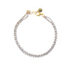 Crystal Rain Anklet - Linen