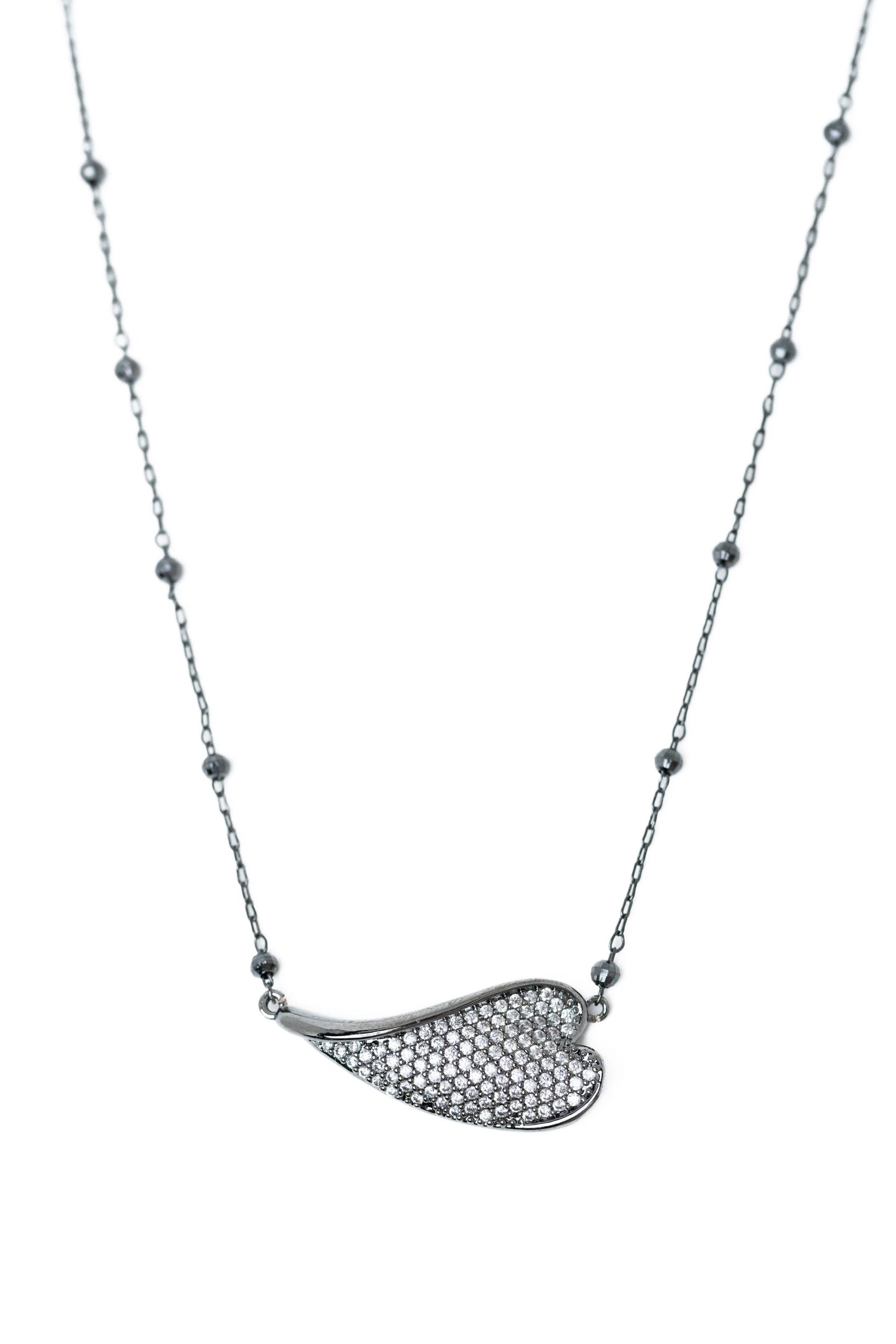 Love Journey Necklace - Gunmetal
