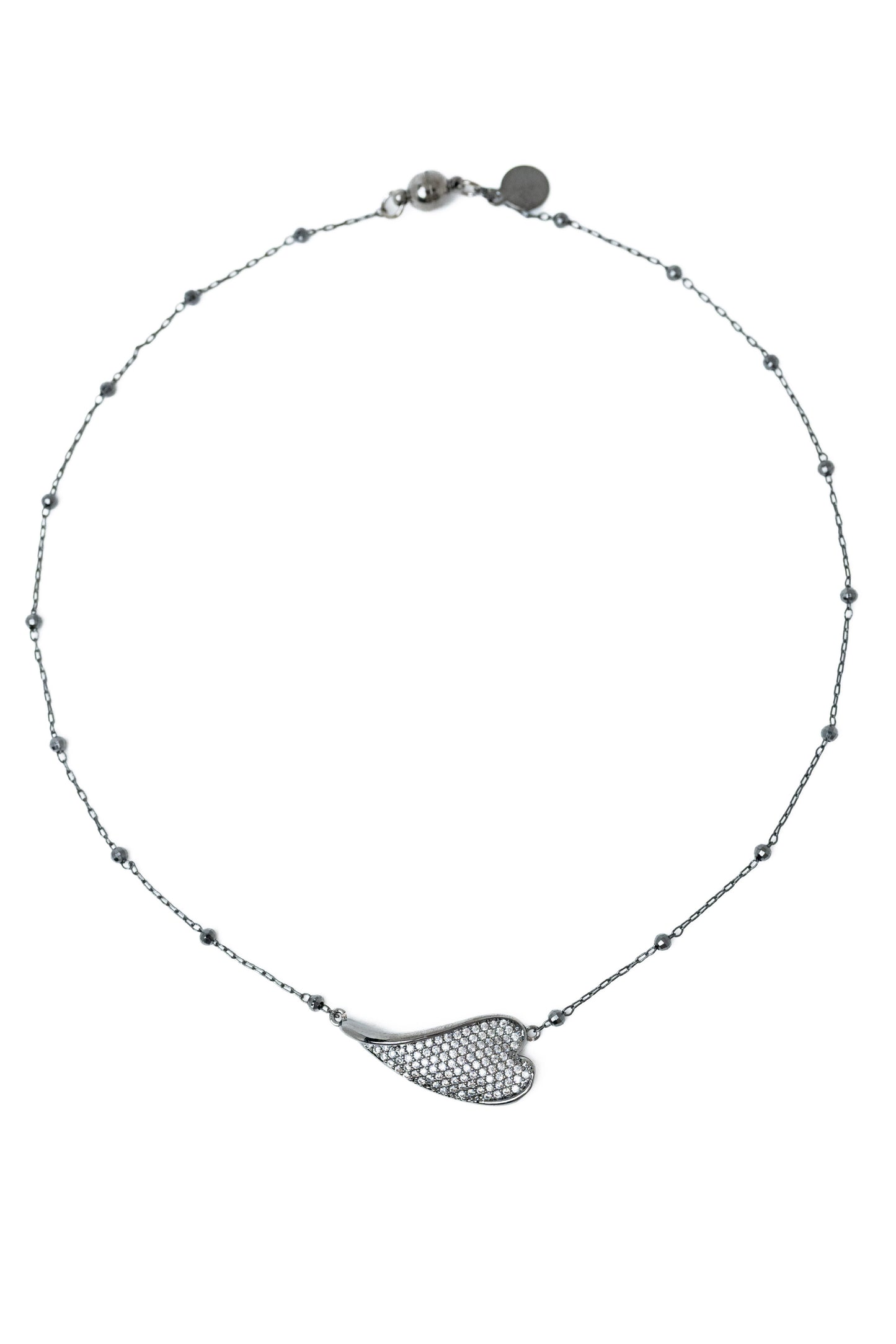 Love Journey Necklace - Gunmetal