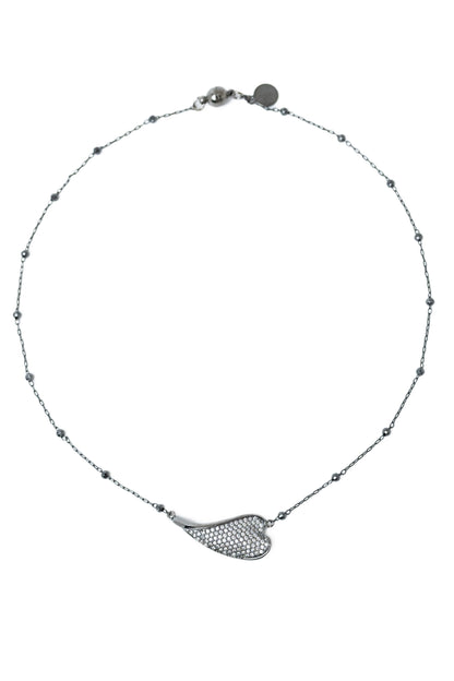Love Journey Necklace - Gunmetal