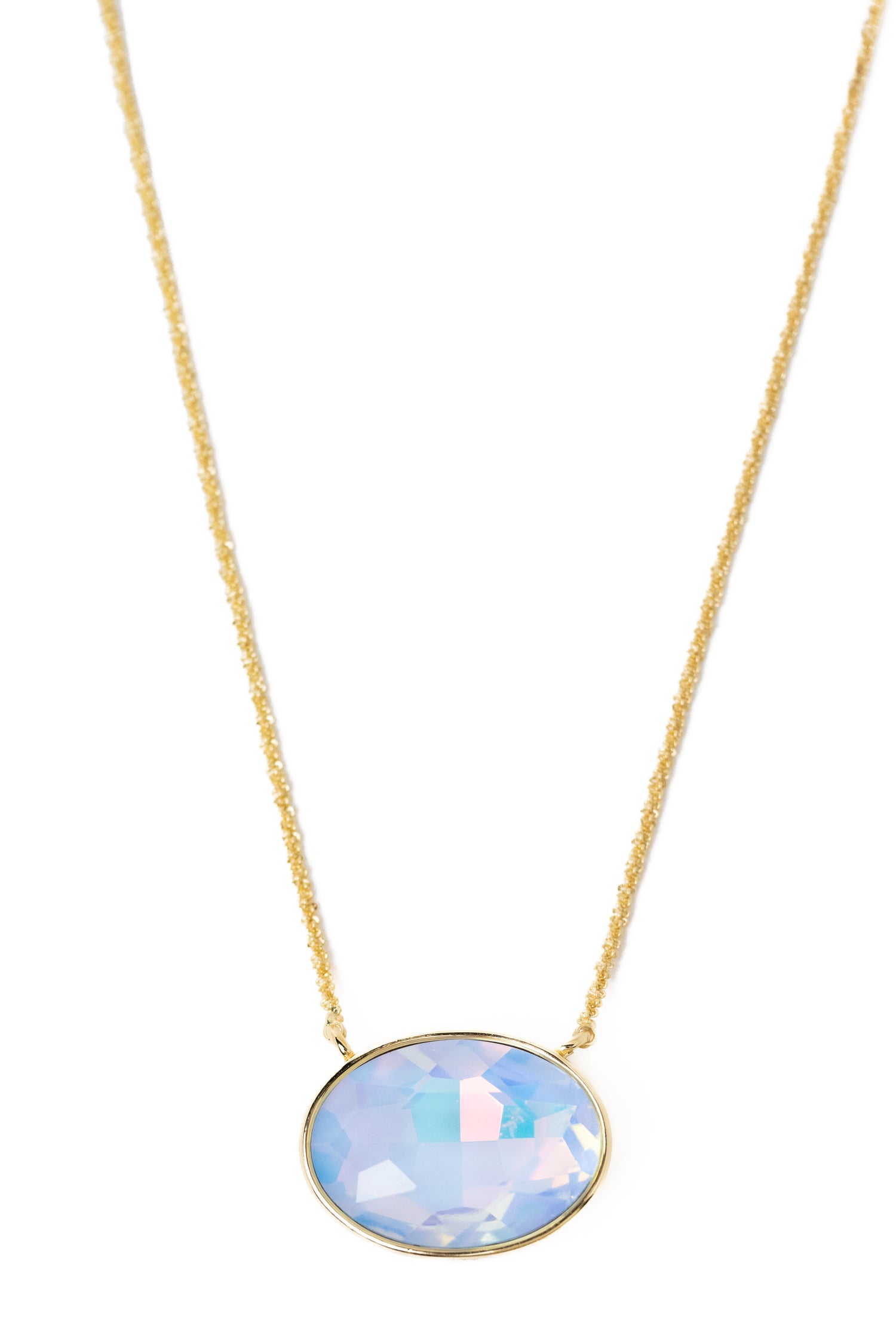 Clearwater Necklace - Gold Lavender