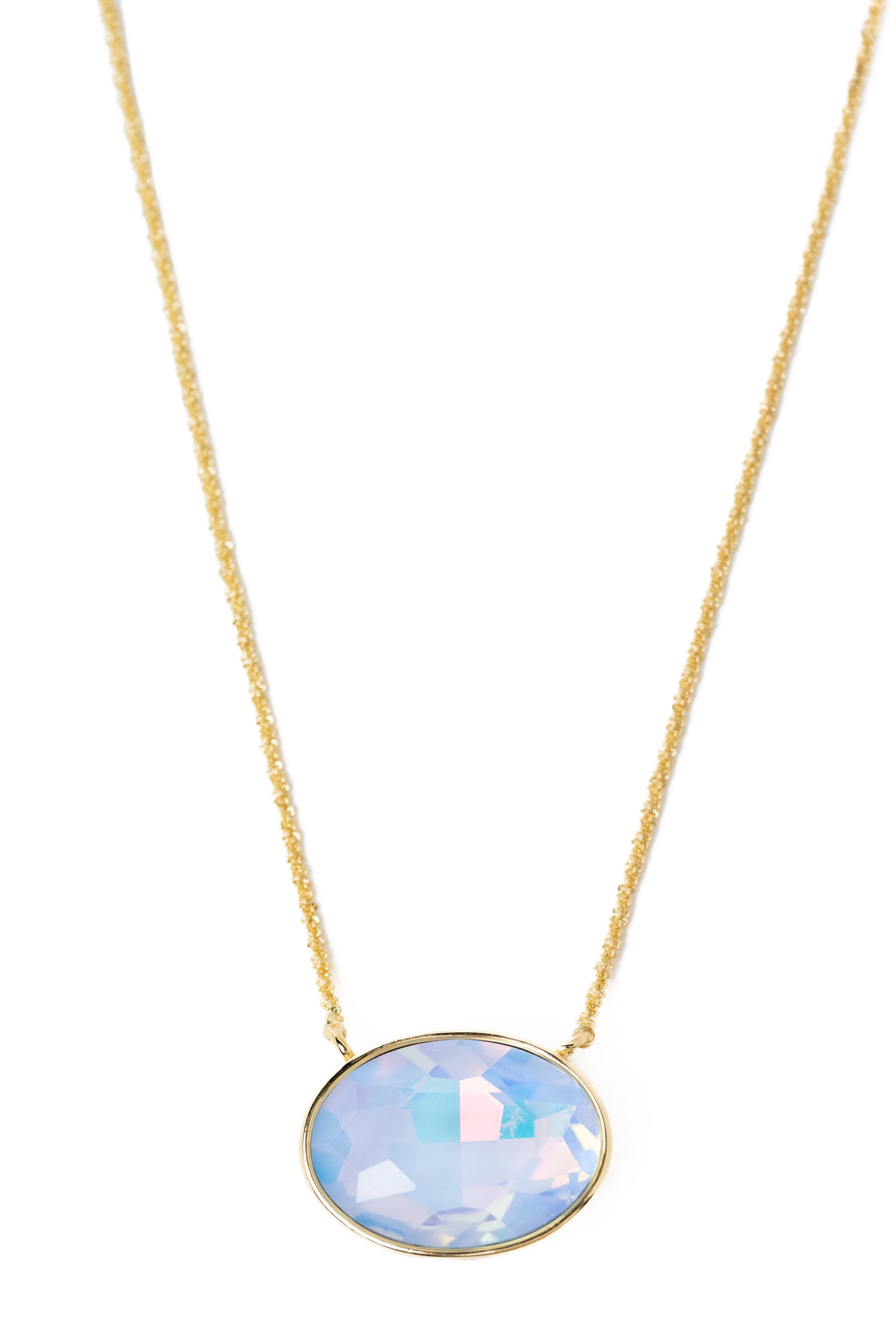 Clearwater Necklace - Gold Lavender