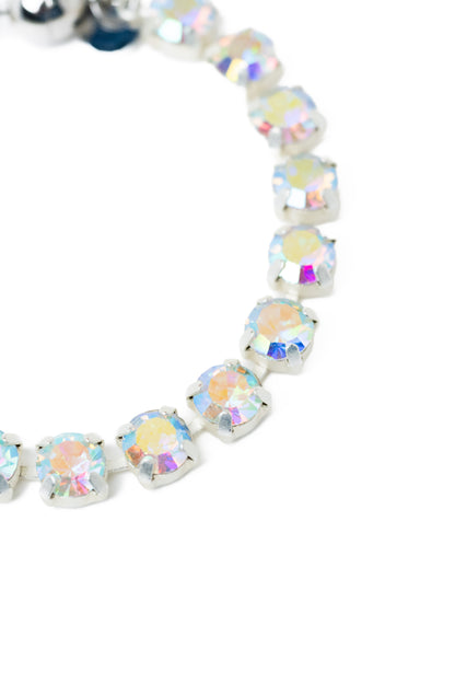 Ava Bracelet - Metallic Pearl White