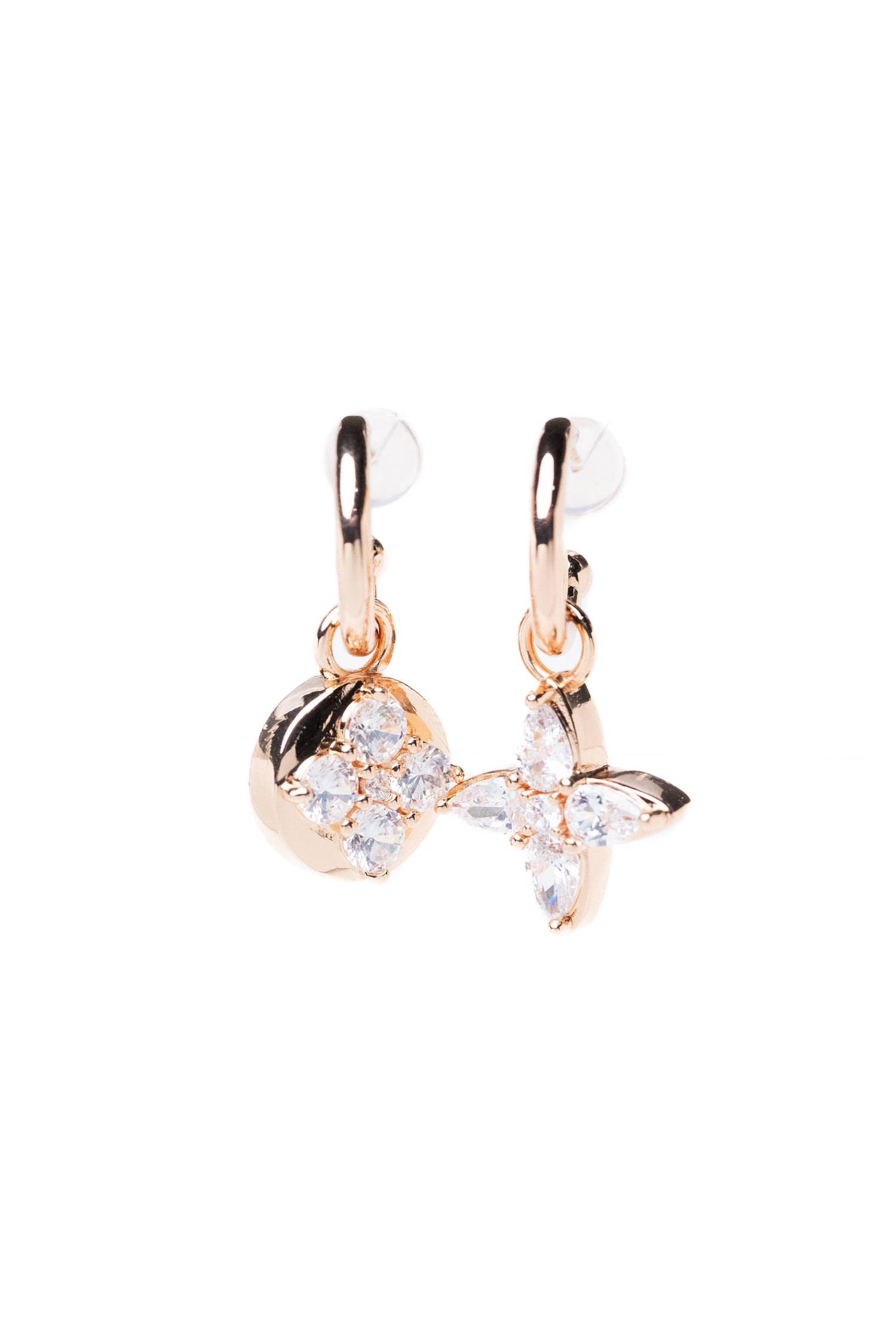 Stella Spark Earrings - Rose Gold
