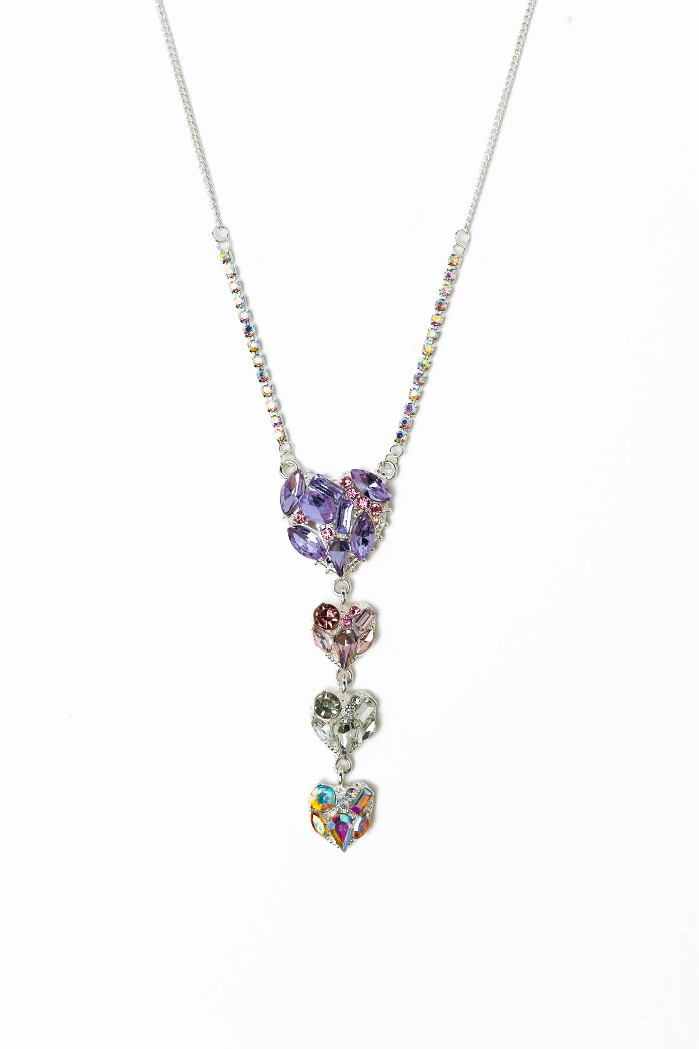 Sugar Rush Necklace - Liquid Metallic Pearl White