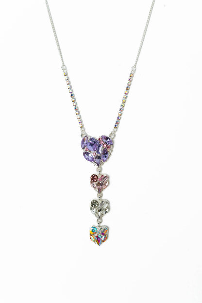 Sugar Rush Necklace - Liquid Metallic Pearl White