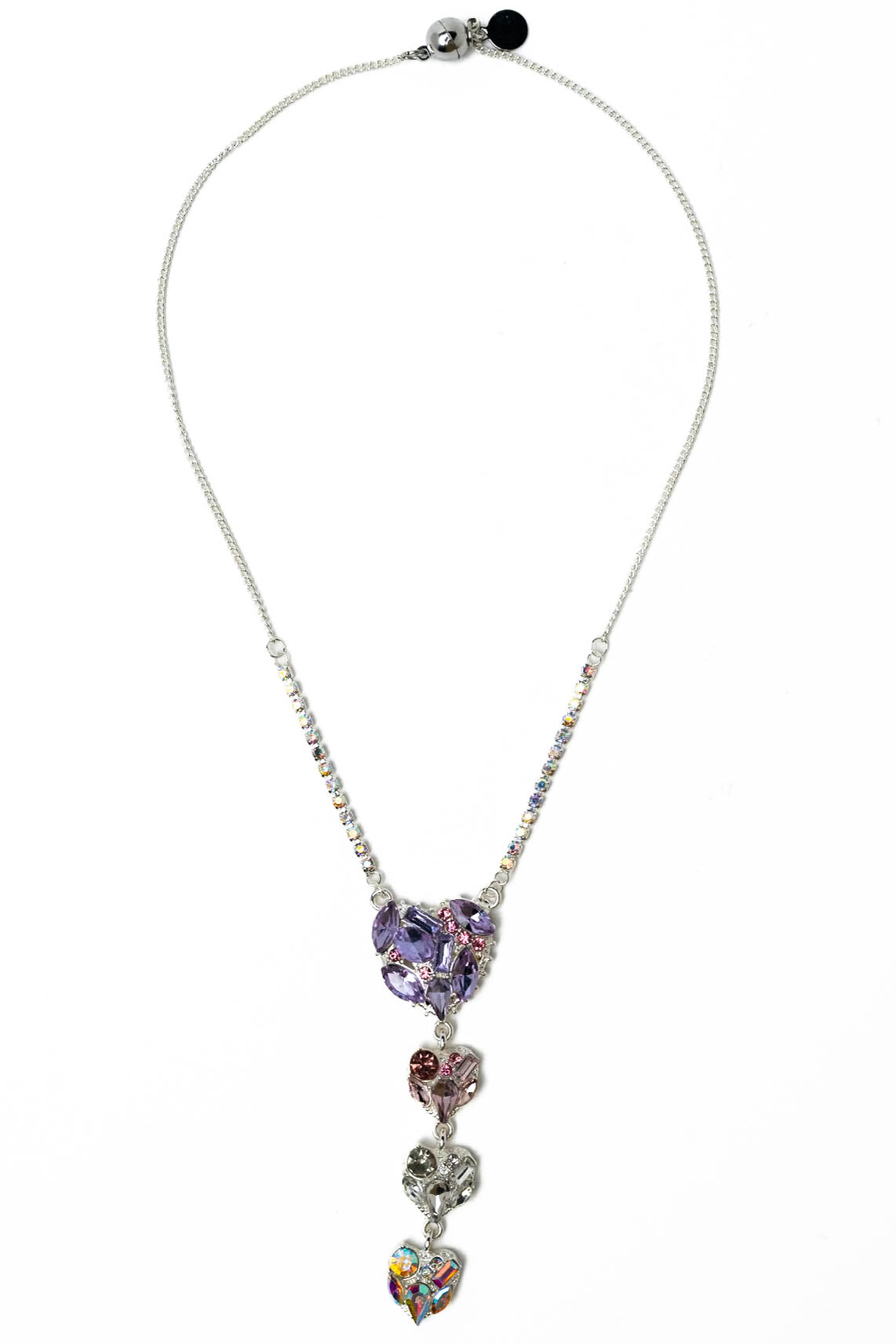 Sugar Rush Necklace - Liquid Metallic Pearl White