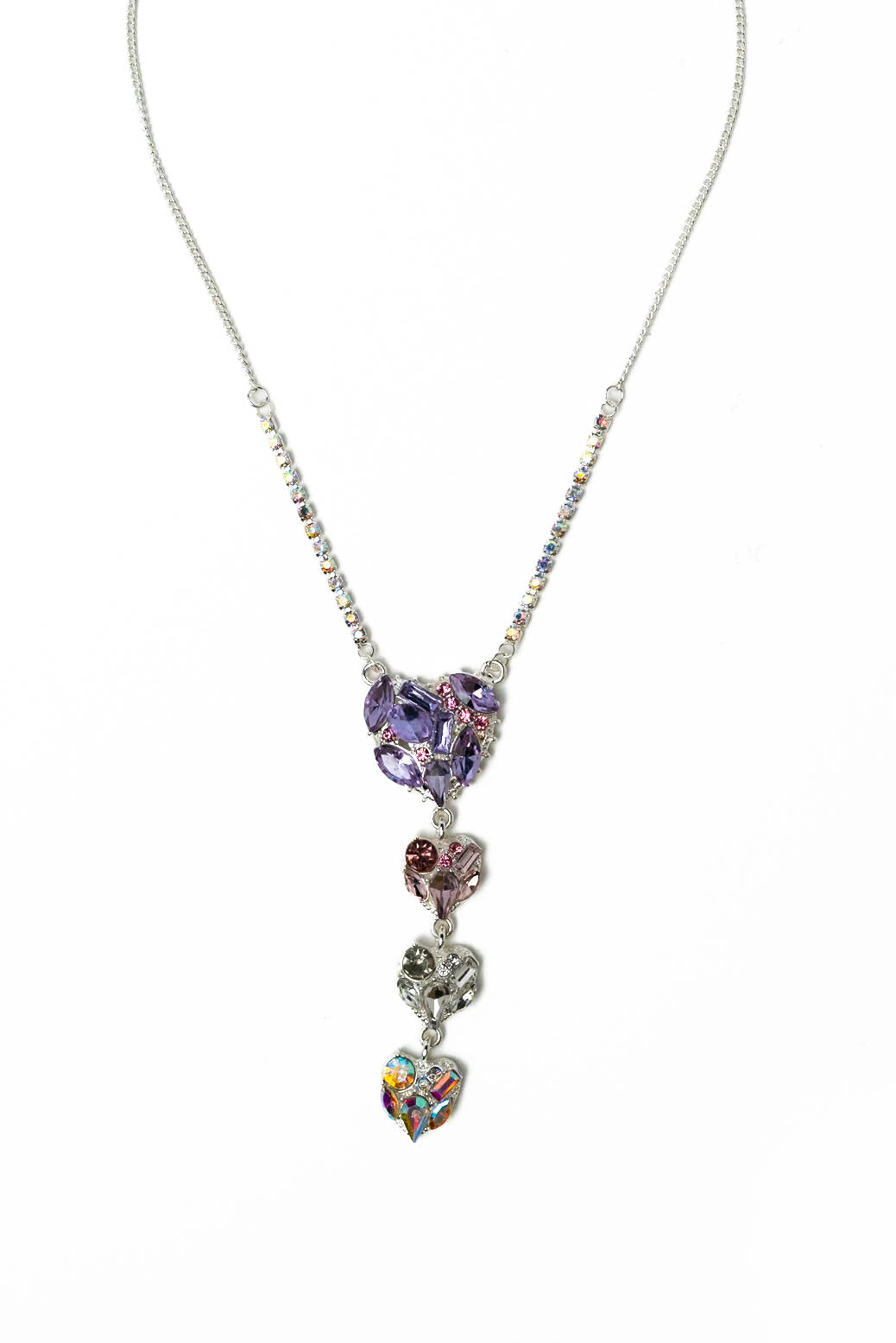 Sugar Rush Necklace - Liquid Metallic Pearl White