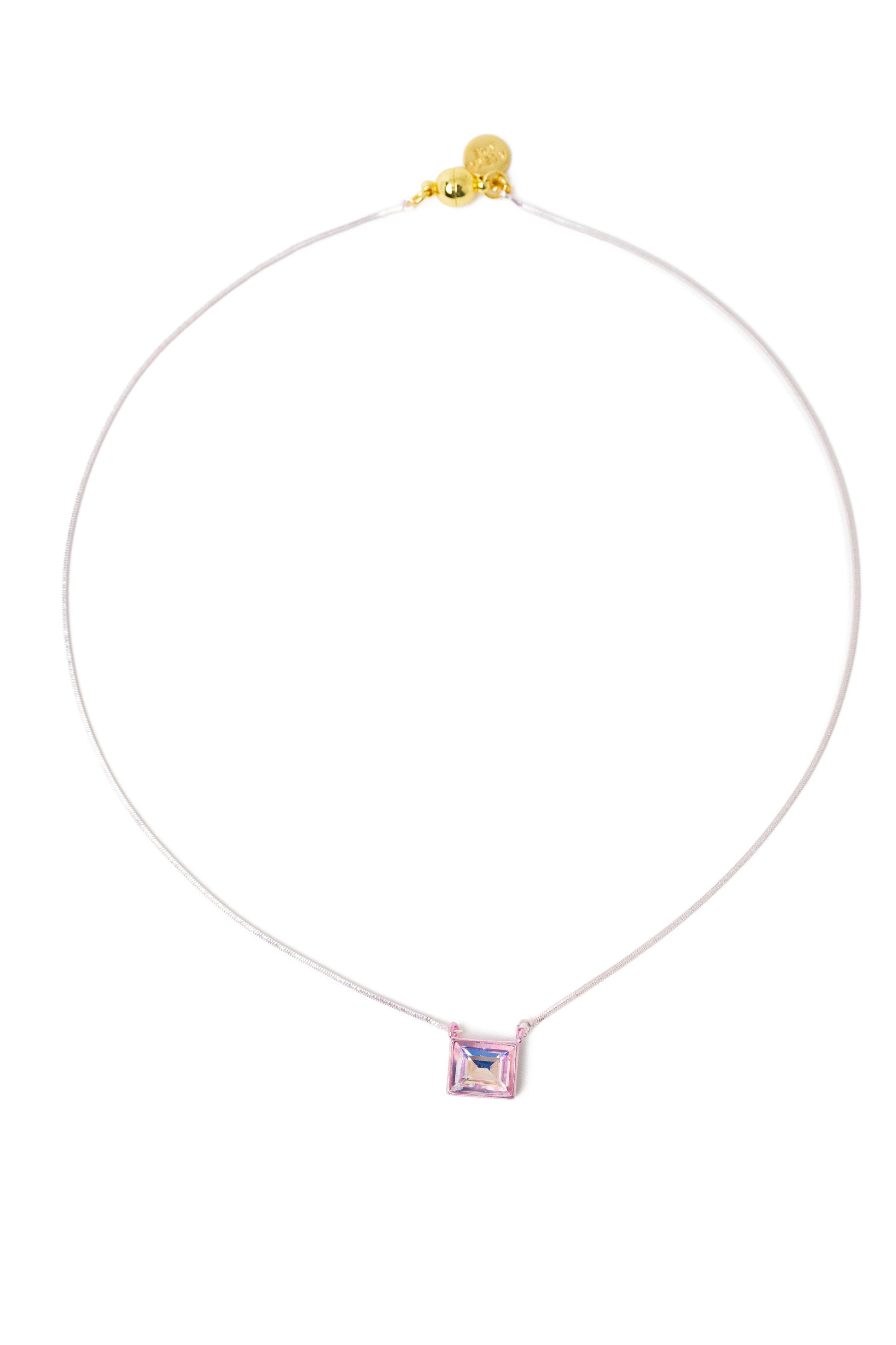 Lumi Necklace - Metallic Pinky Promise Petal
