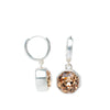 Mini Miami Earrings - Metallic Whisper Champagne