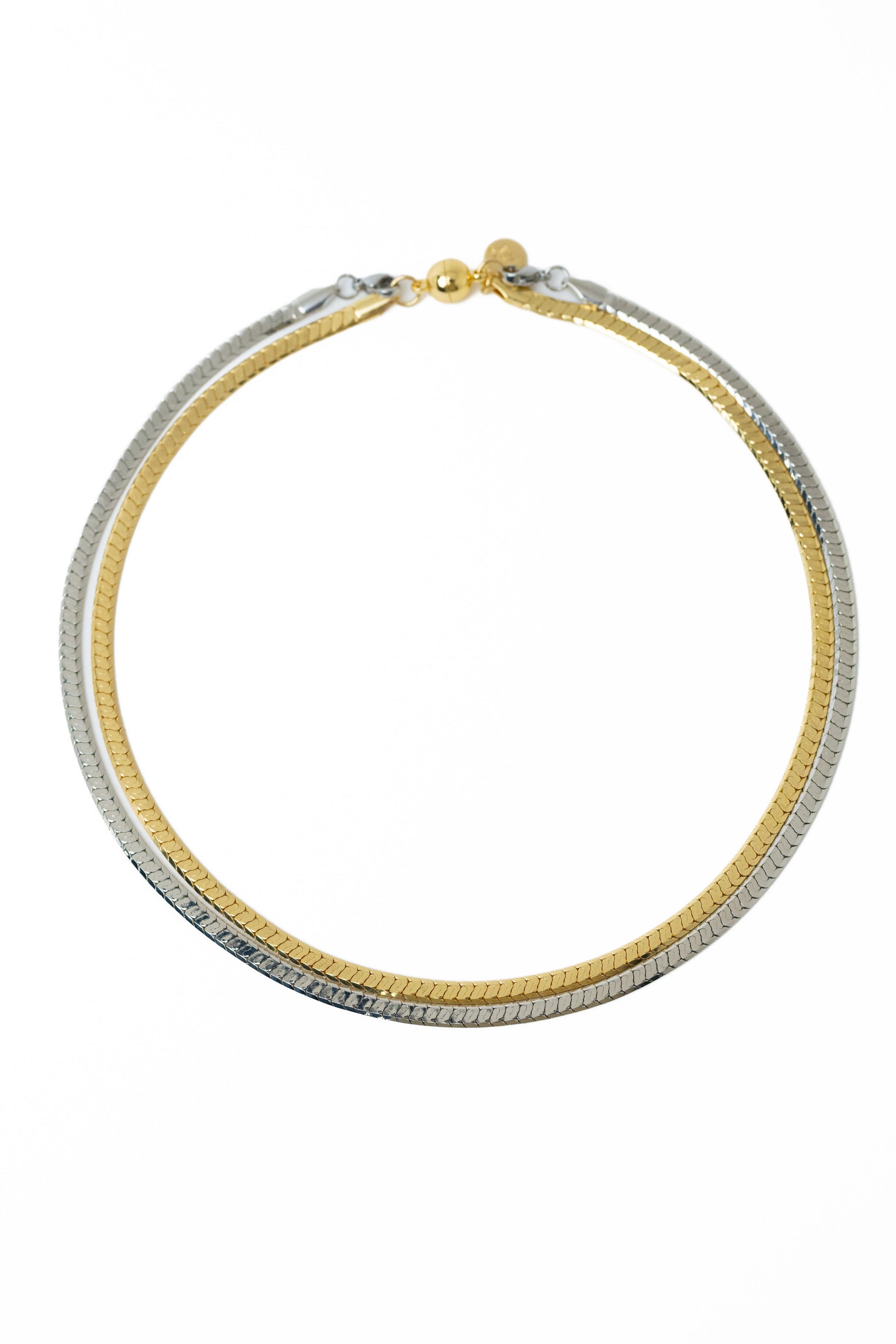 Don't Stop Me Necklace - Gold Silver