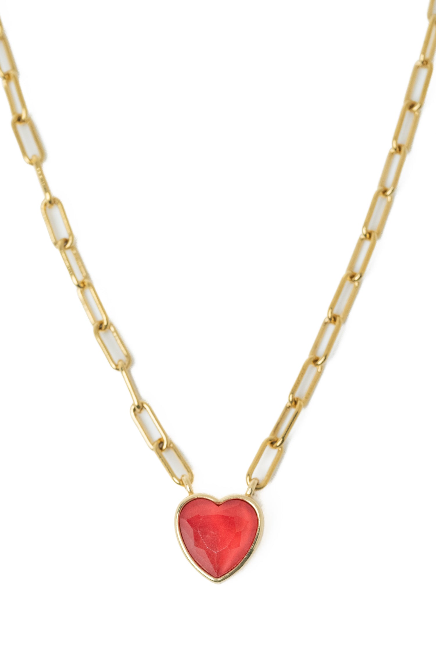 Moonlit Melody Necklace - Red