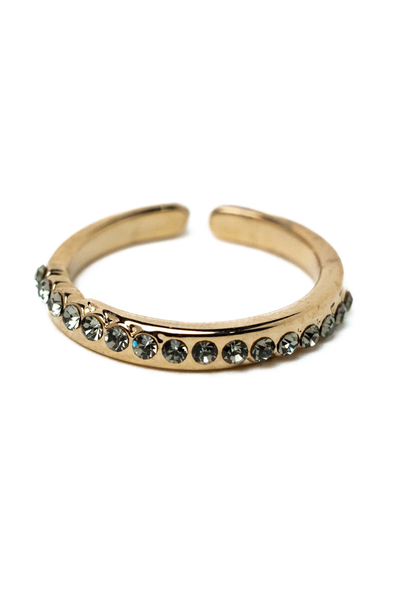 Moscow Ring - Metallic Linen Smokey