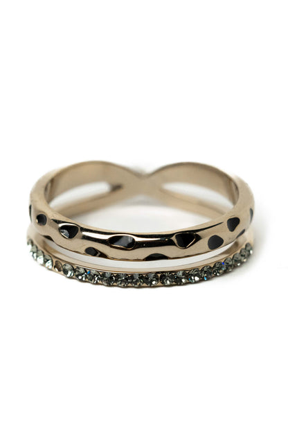 Leola Ring - Metallic Linen