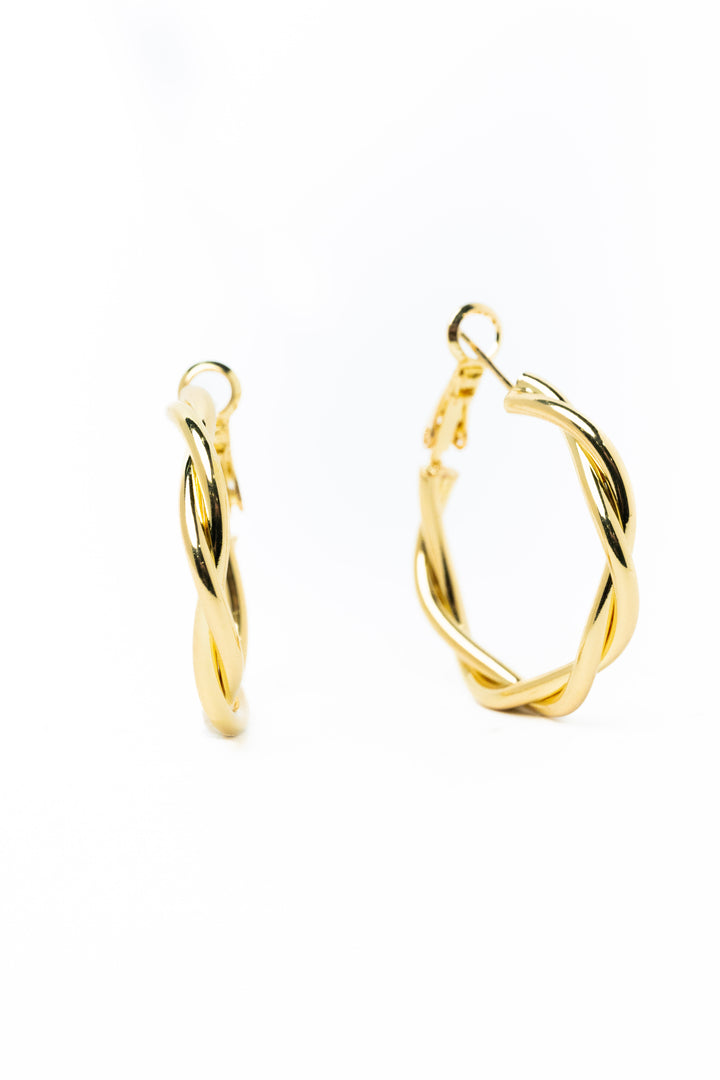 Crimson Tides Earrings - Gold