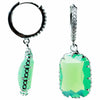Josephine Earrings - Silver Opal Aqaumarine