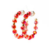 Wild Thoughts Earrings - Strawberry Daiquiri