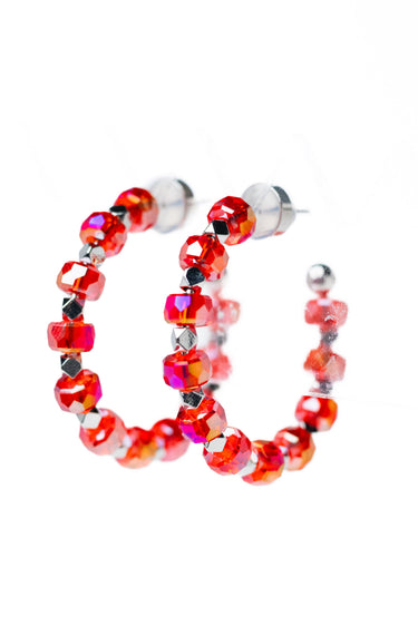 Wild Thoughts Earrings - Strawberry Daiquiri