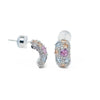 Blake Earrings - Silver Pastel