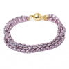 Diamonds In The Sky Bracelet - Metallic Dusty Lilac