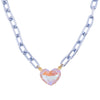 Parisian Love Necklace - Ice Blue