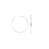 Thin Line Earrings - Linen