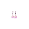 Madrid Nights Earrings - Metallic Pinky Promise Berry Silk