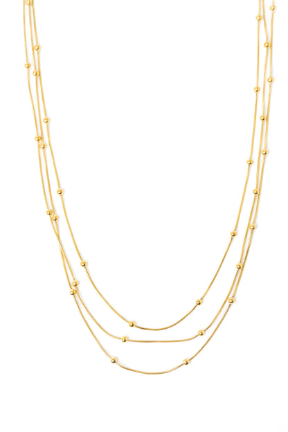 Sleek Line Necklace - Gold