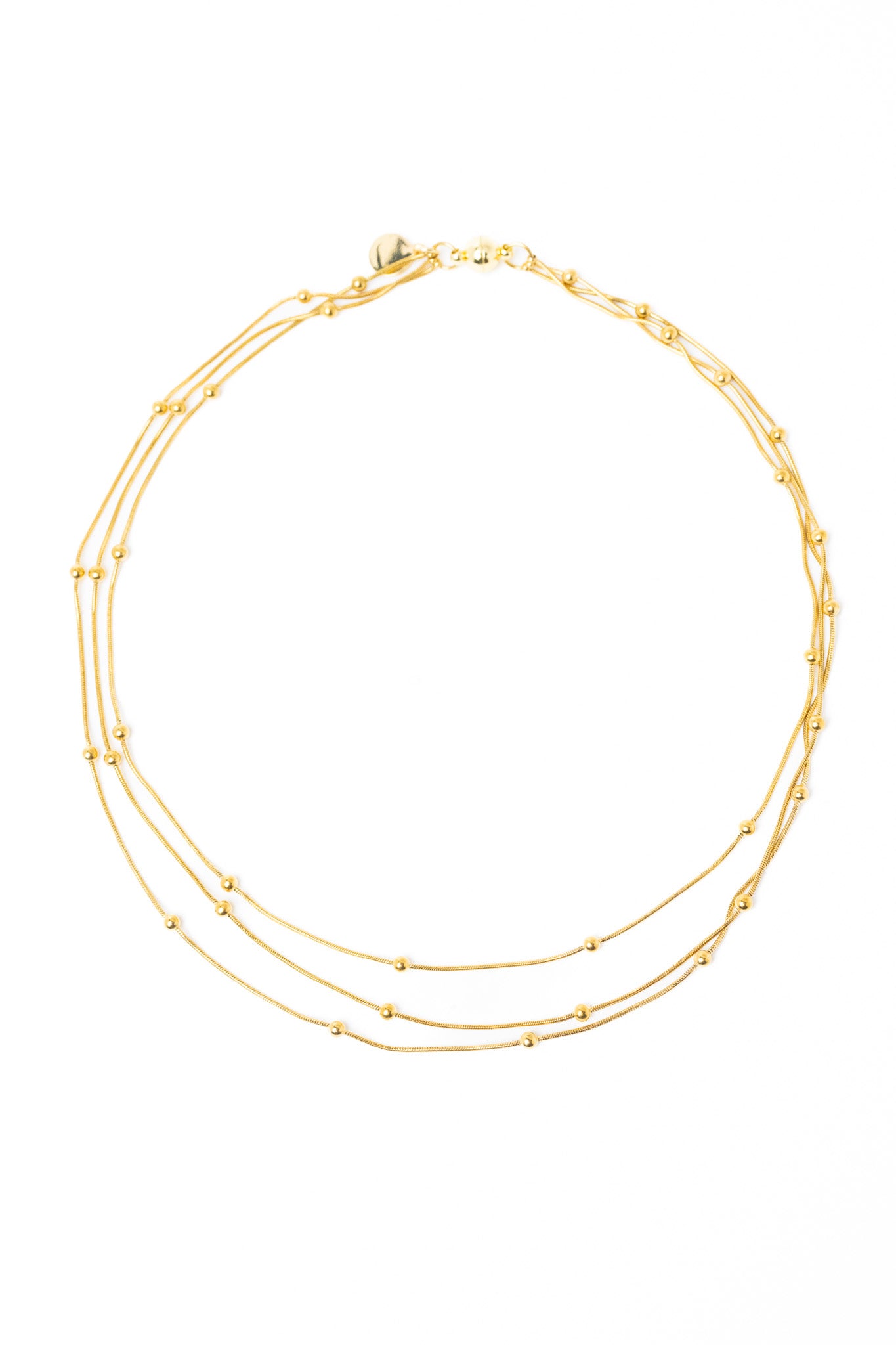 Sleek Line Necklace - Gold