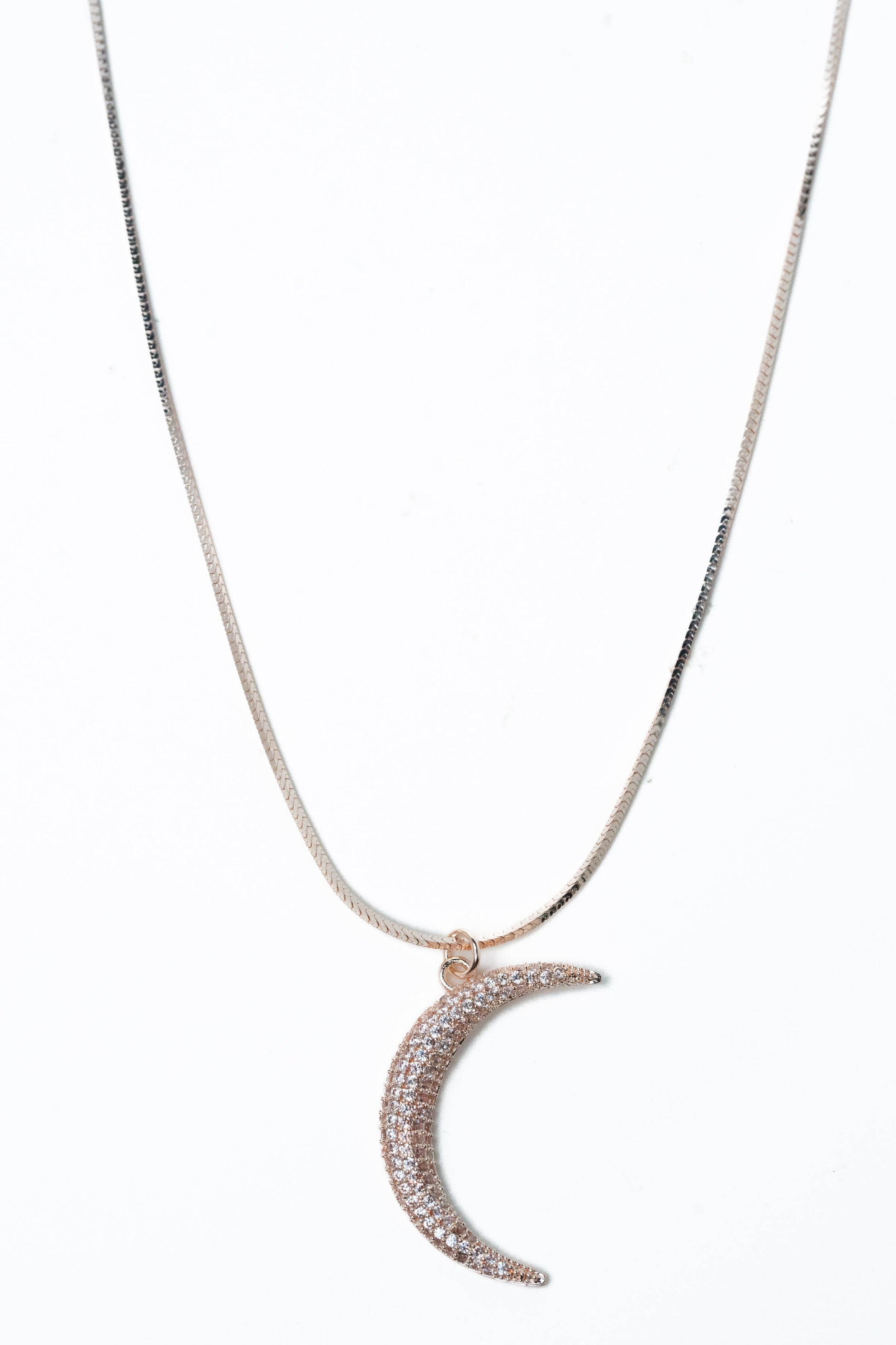 La Lune Necklace - Metallic Coconut