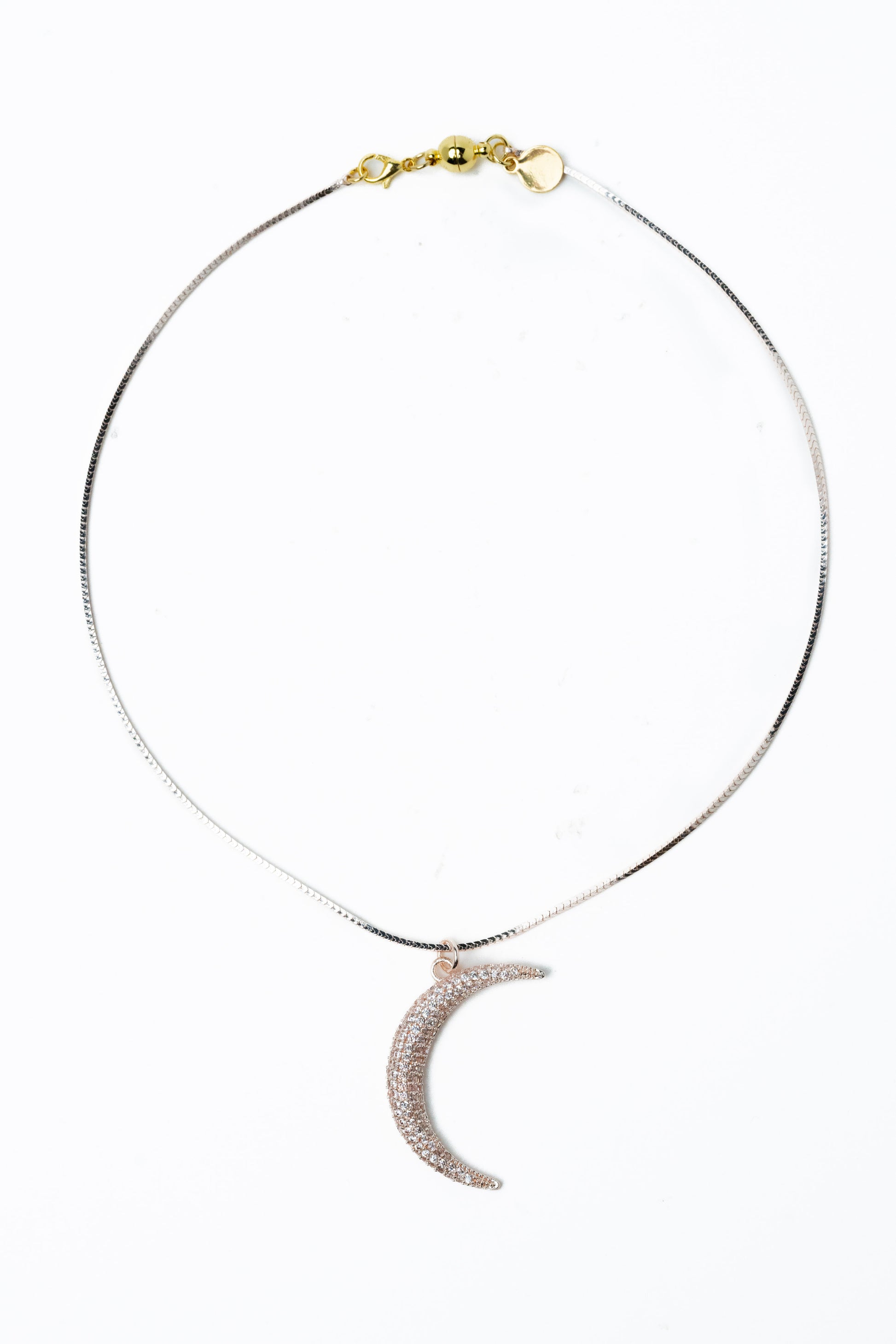 La Lune Necklace - Metallic Coconut