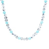 Sunset In Copa Necklace - Silver Turquoise