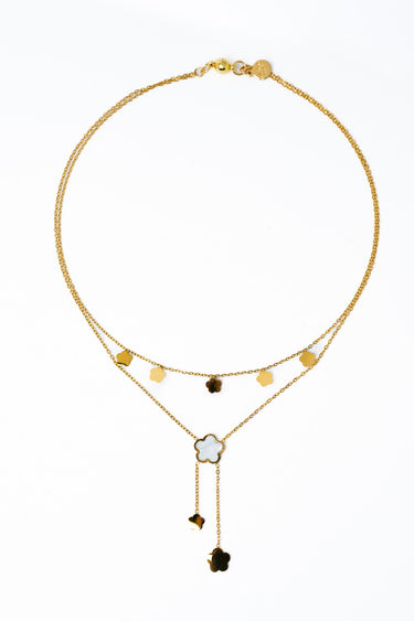 Garden Cascade Necklace - Gold