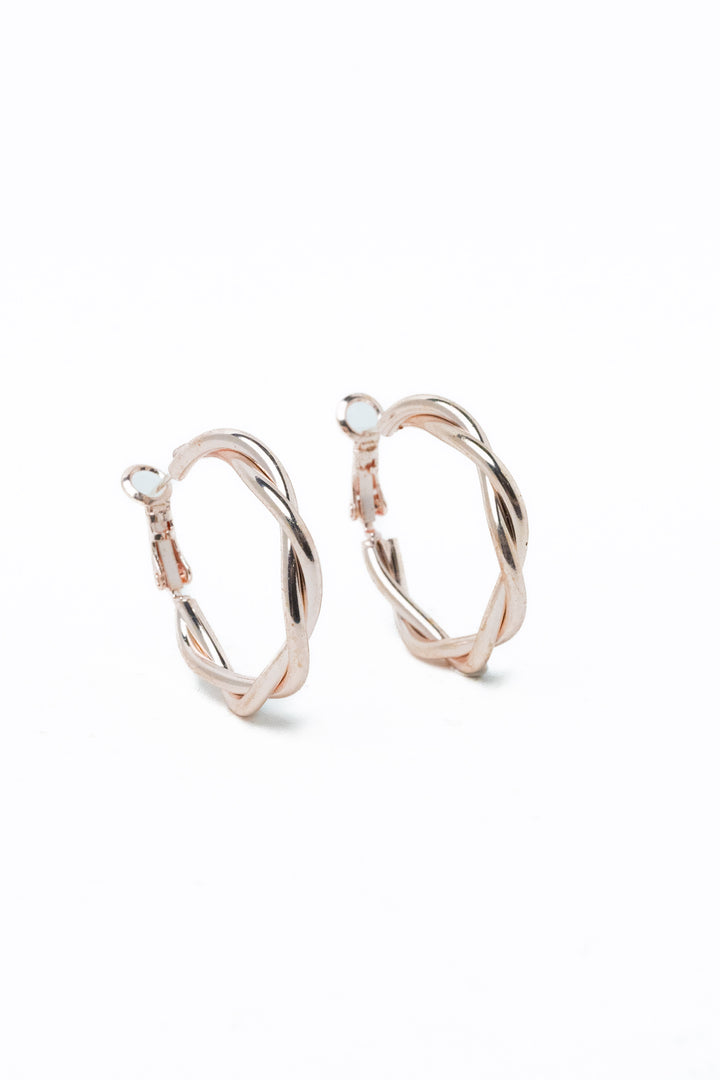 Crimson Tides Earrings - Metallic Coconut