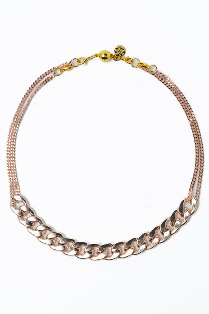 The Alexa Necklace - Metallic Coconut