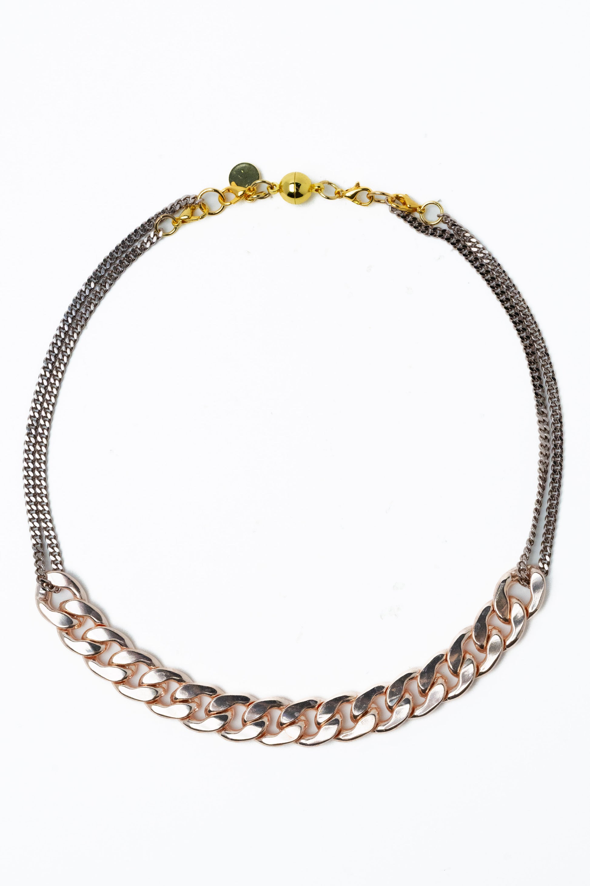 The Alexa Necklace - Metallic Coconut