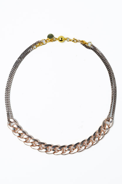 The Alexa Necklace - Metallic Coconut