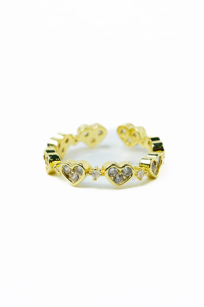 Amor Ring - Metallic Moonlight Clear